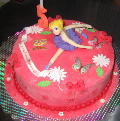 Торт для девочки торт с балериной